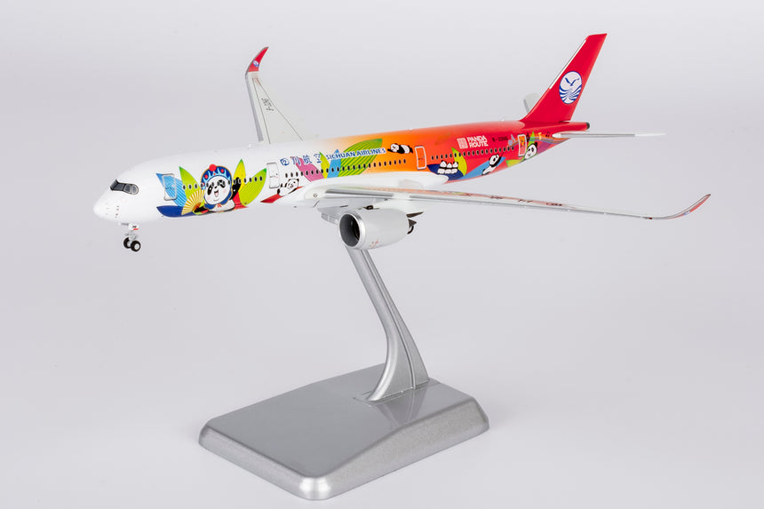 NG Models Sichuan Airlines "Panda Route" (Ultimate) Airbus A350-900 B-32HG 1/400 Aircraft Scale Model