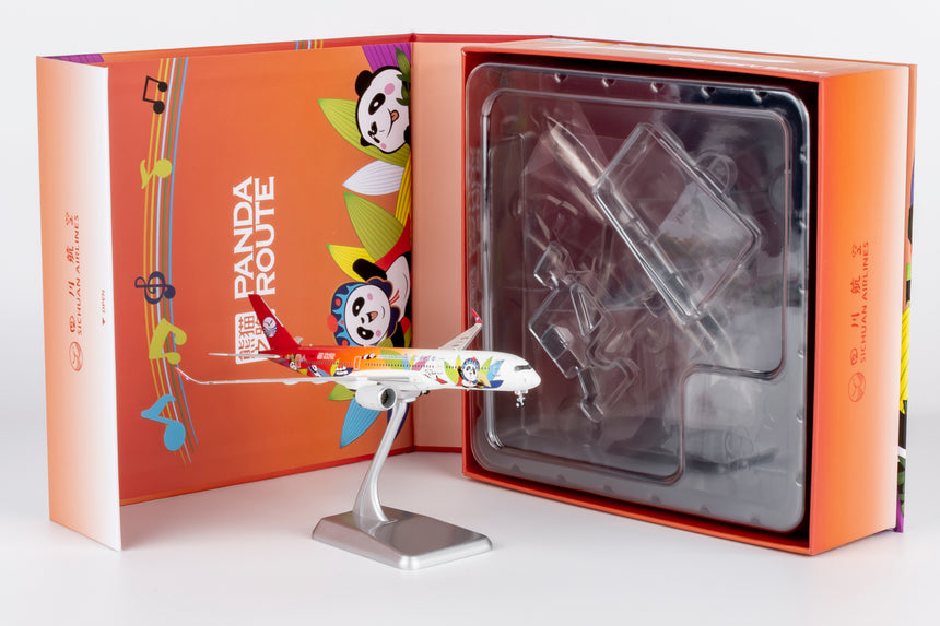 NG Models Sichuan Airlines "Panda Route" (Ultimate) Airbus A350-900 B-32HG 1/400 Aircraft Scale Model