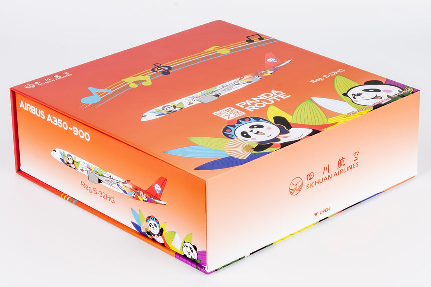NG Models Sichuan Airlines "Panda Route" (Ultimate) Airbus A350-900 B-32HG 1/400 Aircraft Scale Model