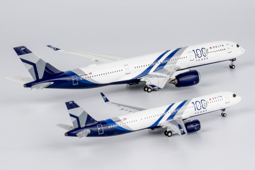 NG Models Delta Air Lines (Special Paint for the 100th Anniversary) Airbus A350-900 N527DN 1/400 Aircraft Scale Model