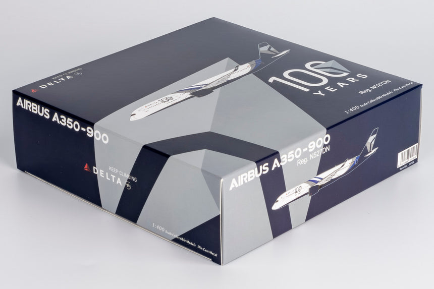 NG Models Delta Air Lines (Special Paint for the 100th Anniversary) Airbus A350-900 N527DN 1/400 Aircraft Scale Model