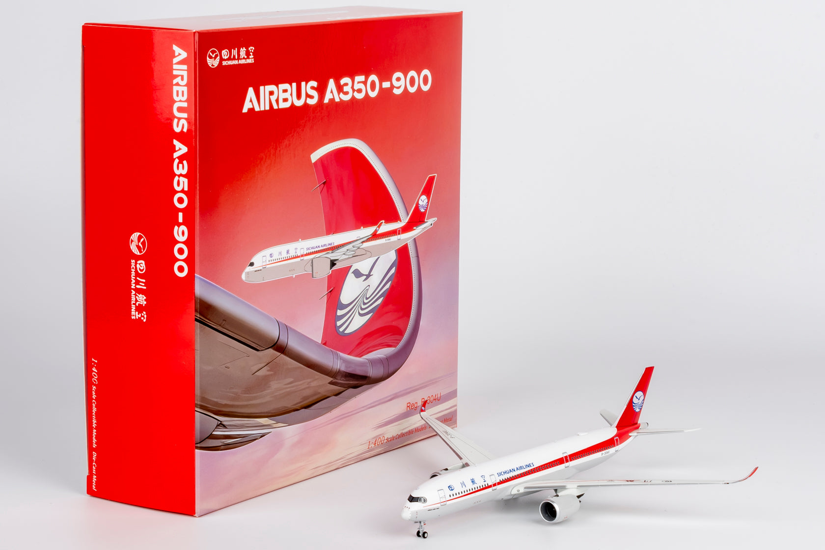 NG Models Sichuan Airlines Airbus A350-900 B-304U 1/400 Aircraft