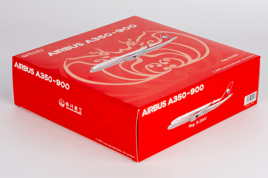 NG Models Sichuan Airlines Airbus A350-900 B-304V 1/400 Aircraft Scale Model