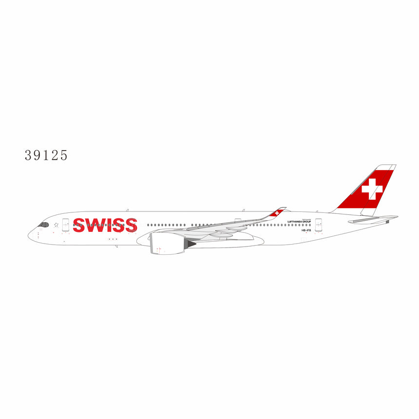 NG Models Swiss Airbus A350-900 HB-IFB (ULTIMATE) 1/400 Aircraft Scale Model