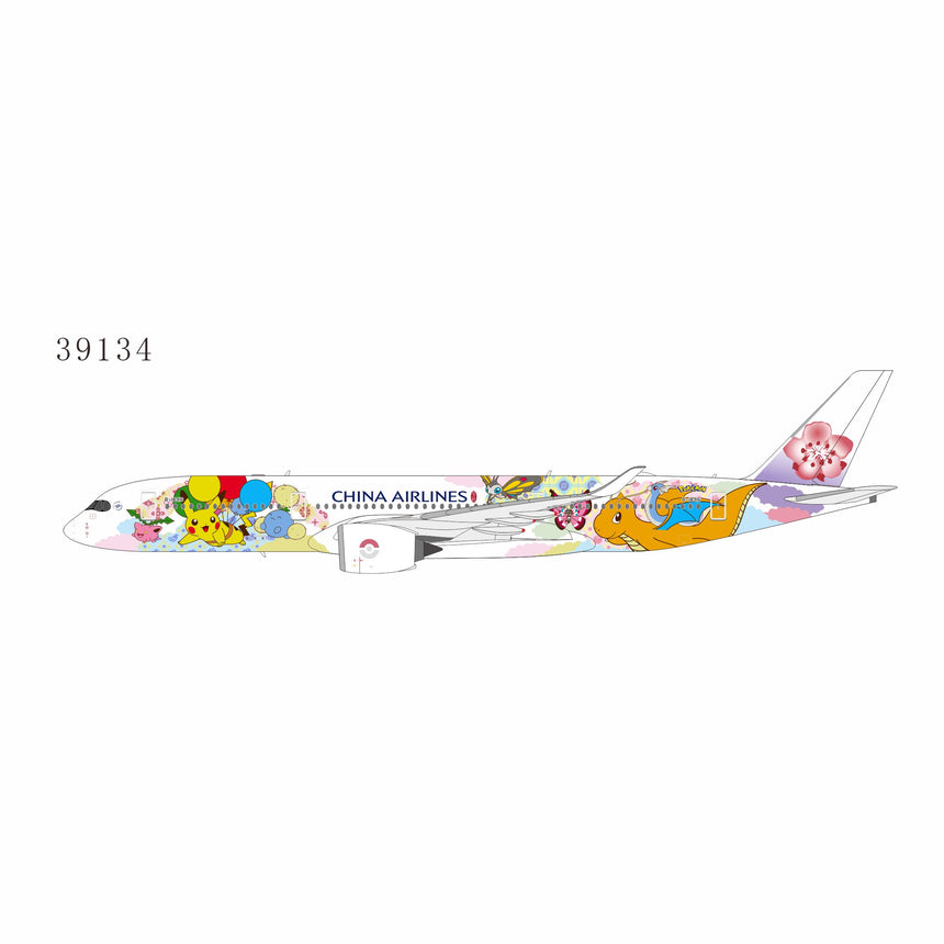 NG Models China Airlines Airbus A350-900 B-18916 Jet CI #2 1/400 Aircraft Scale Model