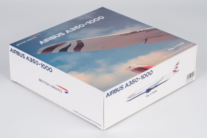 NG Models British Airways Airbus A350-1000 G-XWBK 1/400 Aircraft Scale Model