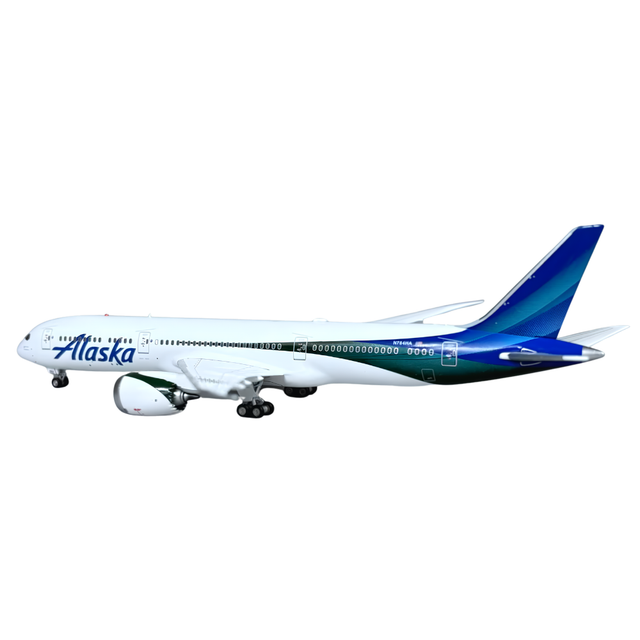Aviation400 Alaska Airlines Boeing 787-9 Dreamliner N784HA (detachable gear) 1/400 Aircraft Scale Model