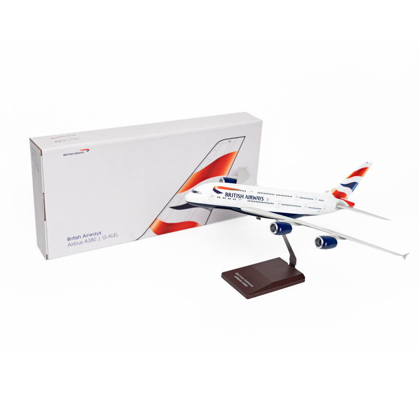 AeroClix British Airways Airbus A380-800 G-XLEL 1/200 Aircraft Scale Model
