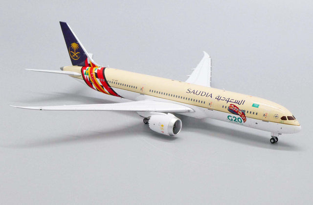 JC Wings Saudi Arabian Airlines Boeing 787-9 Dreamliner G20 Saudi Arabia 2020 HZ-ARF 1/400 Aircraft Scale Model