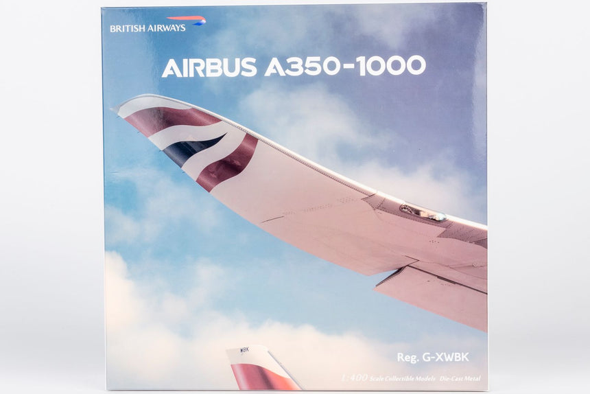 NG Models British Airways Airbus A350-1000 G-XWBK 1/400 Aircraft Scale Model