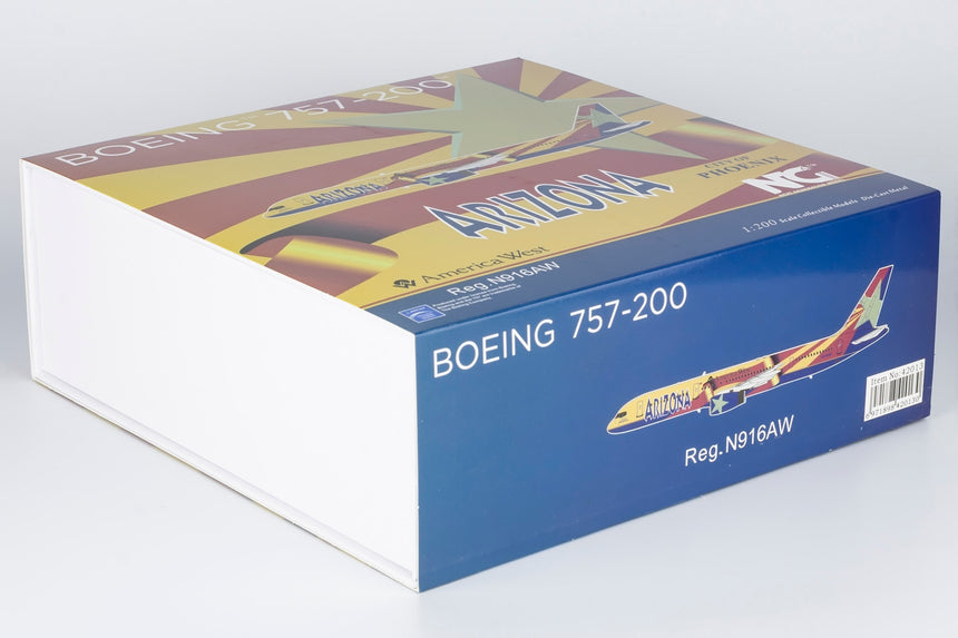 NG Models America West Airlines Boeing 757-200 N916AW "City of Phoenix/City of Tucson" 1/200 Scale