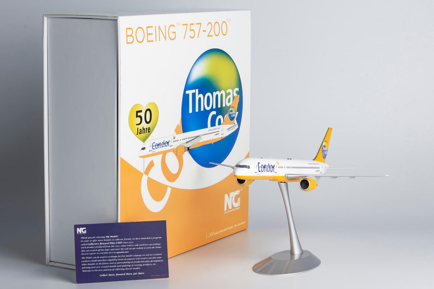 NG Models Condor Boeing 757-200 D-ABNF Thomoas Cook tail 1/200 Aircraft Scale Model