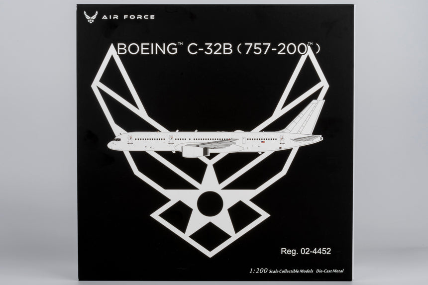 NG Models USA - Air Force C-32B (Boeing 757-200) 02-4452 1/200 Aircraft Scale Model
