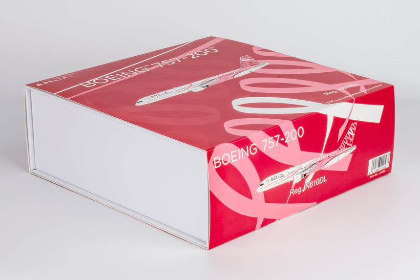 NG Models Delta Air Lines (special Song paint scheme for Breast Cancer Awareness) Boeing 757-200/w N610DL 1/200 Aircraft Scale Model