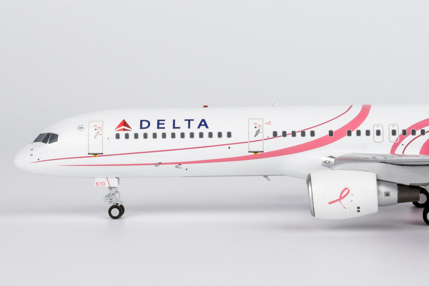 NG Models Delta Air Lines (special Song paint scheme for Breast Cancer Awareness) Boeing 757-200/w N610DL 1/200 Aircraft Scale Model
