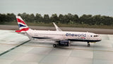 Phoenix British Airways Airbus A320 One World G-EUYR 1/400 Aircraft Scale Model
