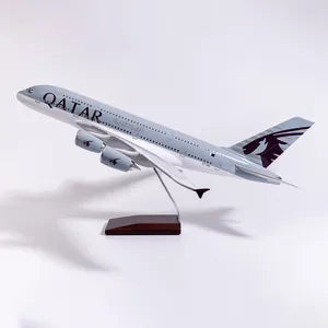 Qatar Airways Airbus A380-800 46cm Aircraft Model