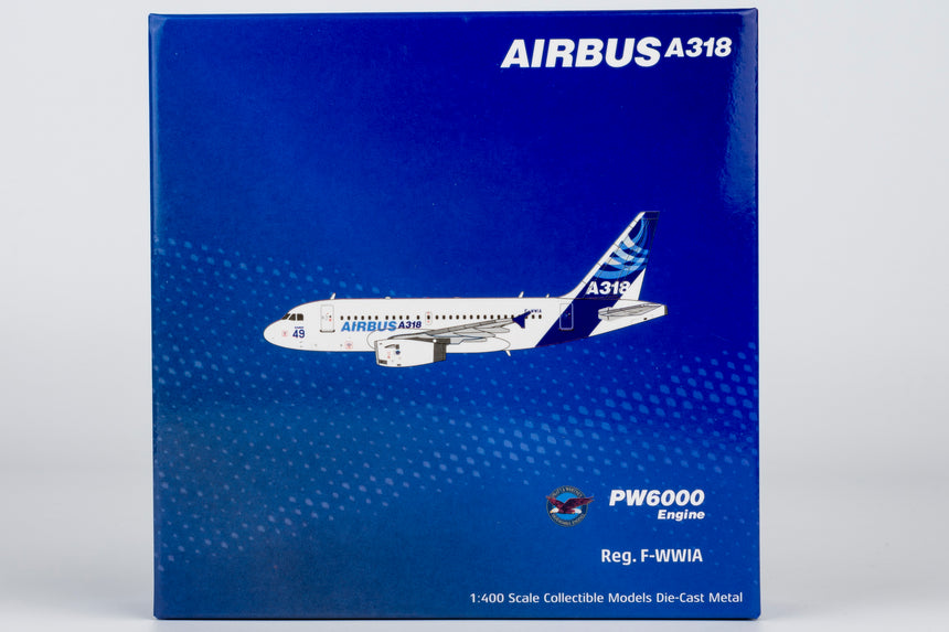 NG Models Airbus Industrie Airbus A318-100 F-WWIA (current colors; with No.49 for PAS 2005) 1/400 Aircraft Scale Model