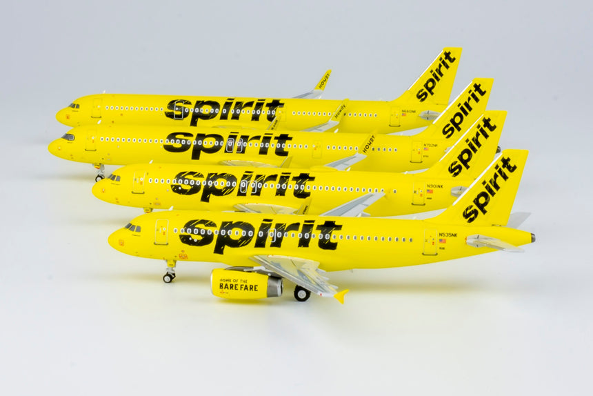 NG Models Spirit Airlines Airbus A321-200/w N660NK 1/400 Aircraft Scale Model