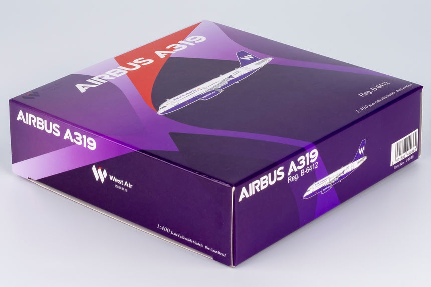 NG Models West Air Airbus A319 B-6412 1/400 Scale