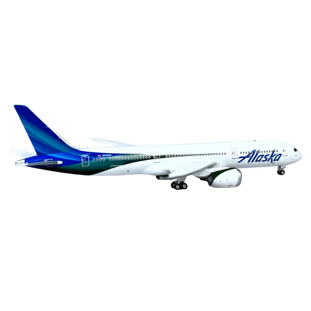 Aviation400 Alaska Airlines Boeing 787-9 Dreamliner N784HA (detachable gear) 1/400 Aircraft Scale Model