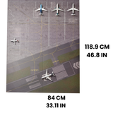 1/400 & 1/500 Scale Foldable Hard-Board Airport Mat 2