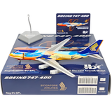 HX Models Singapore Airlines Boeing B747-400 9V-SPL "Tropical" Standard Version 1/400 Scale