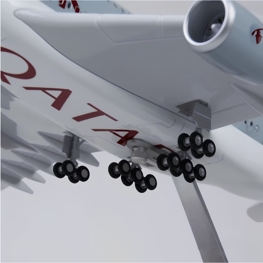 Qatar Airways Airbus A380-800 36.5cm Aircraft Model