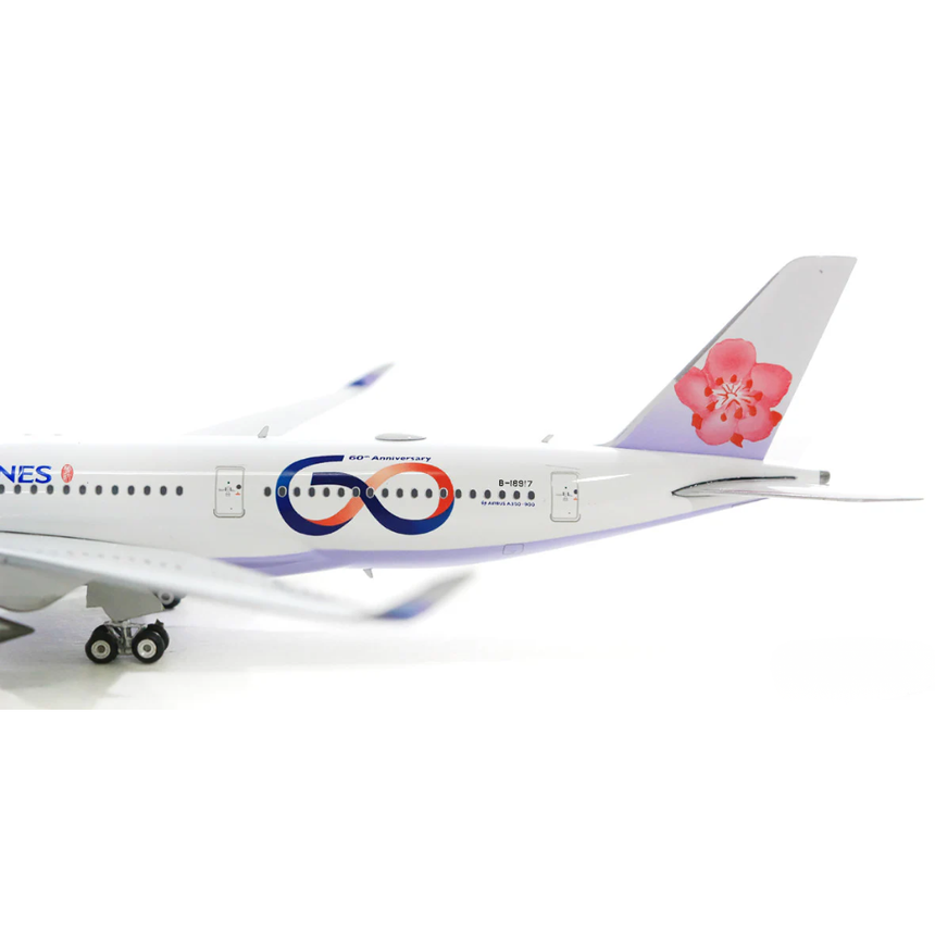 Phoenix China Airlines Airbus A350-900 B-18917 '60 Years' 1/400 Aircraft Scale Model