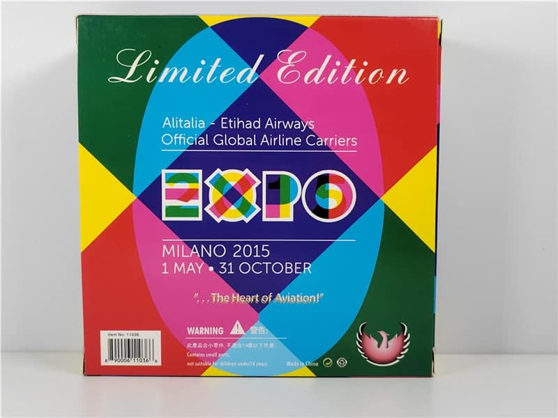 Phoenix Alitalia Airbus A330-200 'Expo 2015' 1/400 Aircraft Scale Model