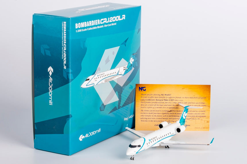 NG Models Air Dolomiti Bombardier CRJ-200LR I-ADJA 1/200 Scale