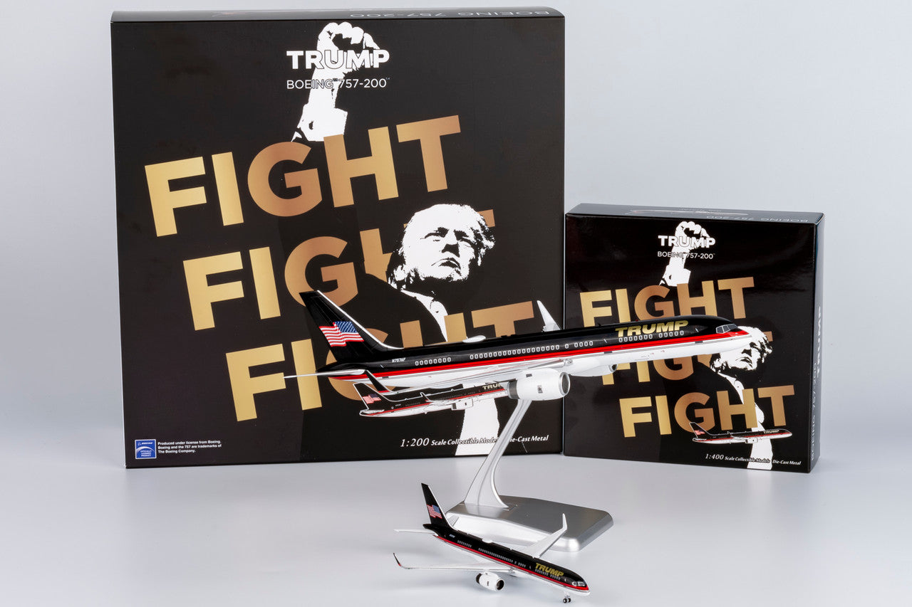 NG Models The Trump Organization (with National Flag on Tail) Boeing 757-200/w N757AF 1/400 Aircraft Scale Model