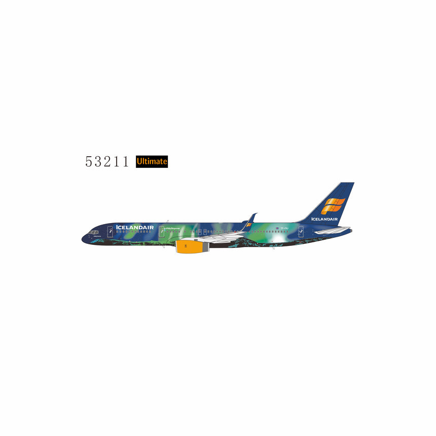 NG Models Icelandair Boeing B757-200/w A321 TF-FIU Aurora (Northern Lights); (Ultimate) 1/400 Aircraft Scale Model