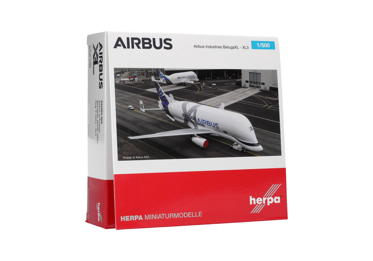 Herpa Airbus Industries BelugaXL - XL#3 – F-GXLI 1/500 Aircraft Scale Model