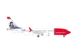Herpa Norwegian Air Shuttle Boeing 737 Max 8 - SE-RTA "Charles Lindbergh" 1/500 Aircraft Scale Model