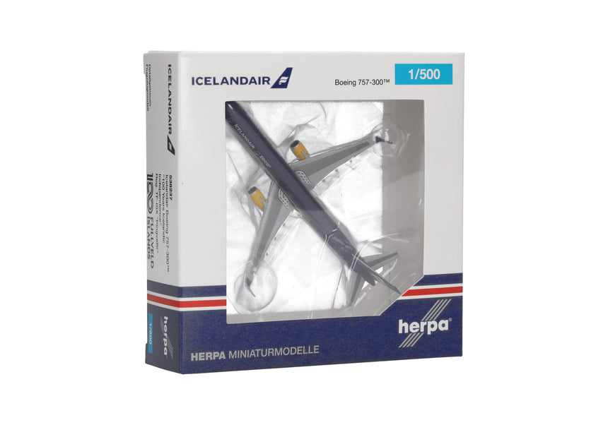 Herpa Icelandair Boeing 757-300 "100 Years Icelandic Independence" – TF-ISX "Thingvellir" 1/500 Scale