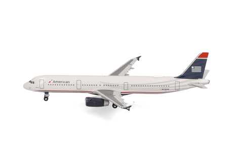 Herpa American Airlines Airbus A321 - US Airways Heritage livery – N578UW 1/500 Scale