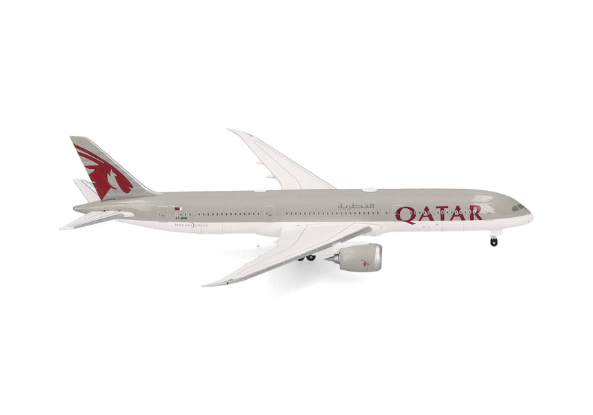 Herpa Qatar Airways Boeing 787-9 Dreamliner – A7-BHO 1/500 Aircraft Scale Model