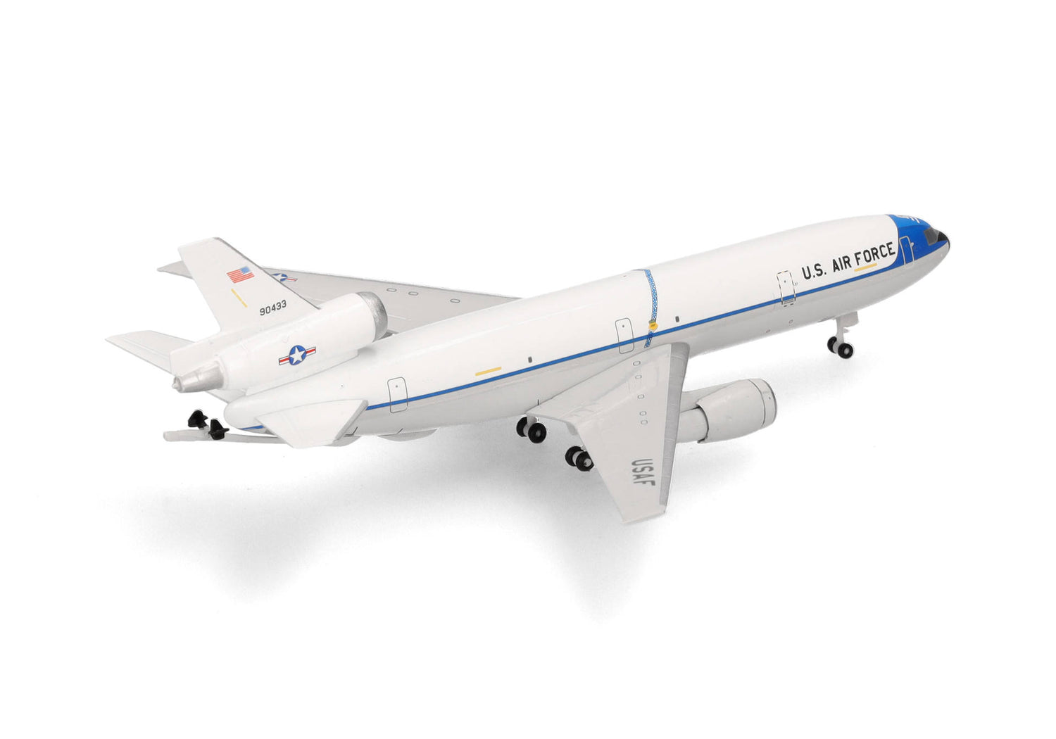 Herpa USAF McDonnell Douglas KC-10 Extender - 2nd BW, Barksdale AB (original delivery colors) - 79-0433 1/500 Scale