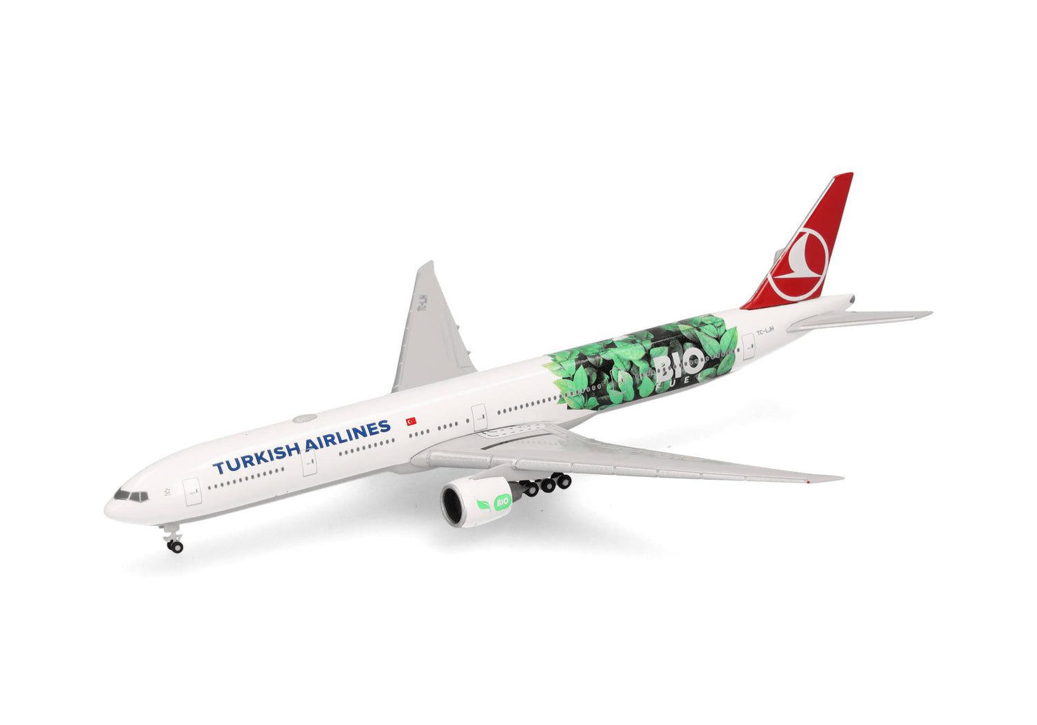 Herpa Turkish Airlines Boeing 777-300ER "Bio Fuel" - TC-LJH 1/500 Scale