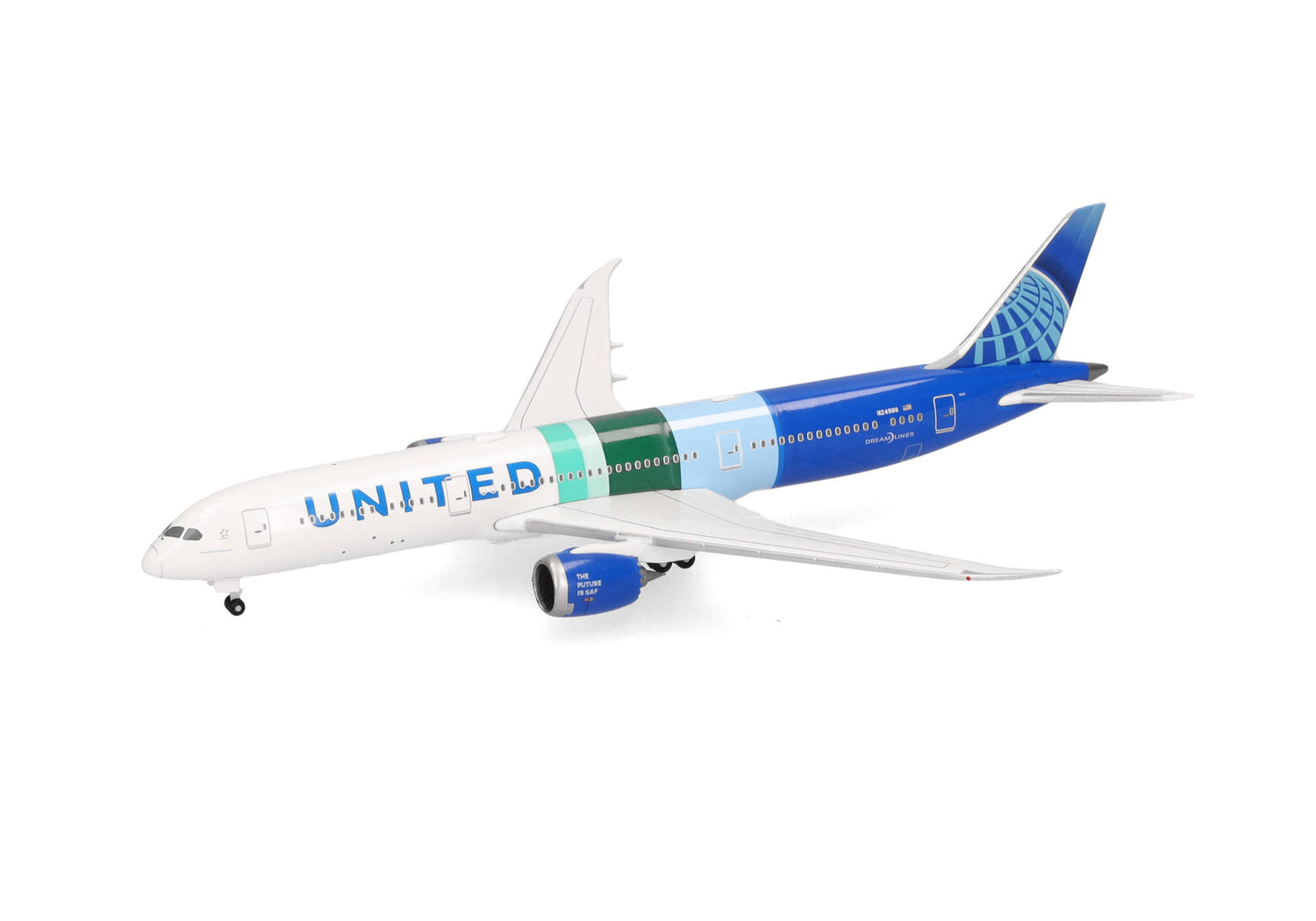 Herpa United Airlines Boeing 787-9 Dreamliner "The Future is SAF" - N24988 1/500 Scale