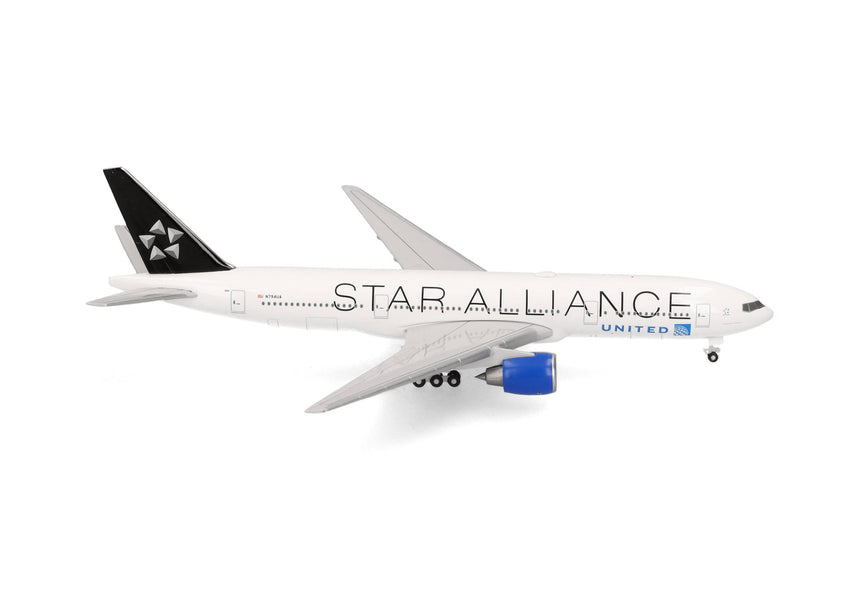 Herpa United Airlines Boeing 777-200 "Star Alliance" N794UA 1/500 Scale