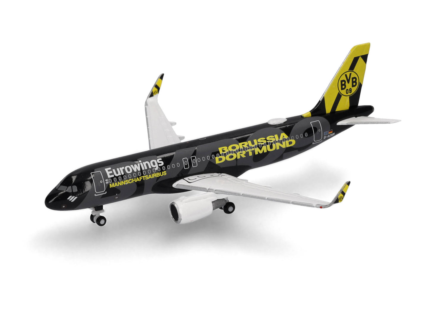 Herpa Eurowings Airbus A320 "BVB Mannschaftsairbus" D-AEWM (2025) 1/500 Scale