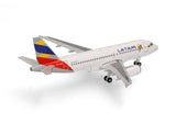Herpa LATAM Airlines Ecuador Airbus A319 - Ecuador Flag livery 1/500 Aircraft Scale Model