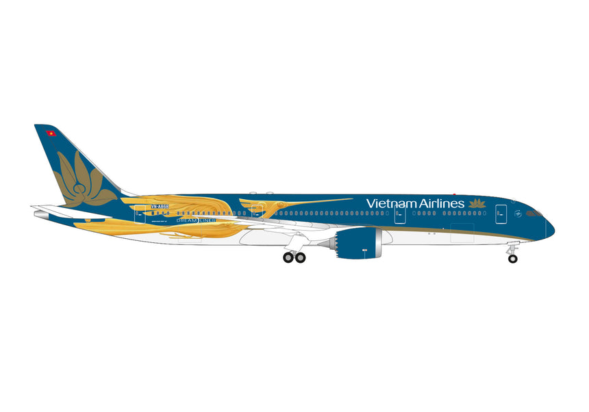 Herpa Vietnam Airlines Boeing 787-9 Dreamliner "Chim Lac" 30th anniversary livery – VN-A868 1/500 Aircraft Scale Model