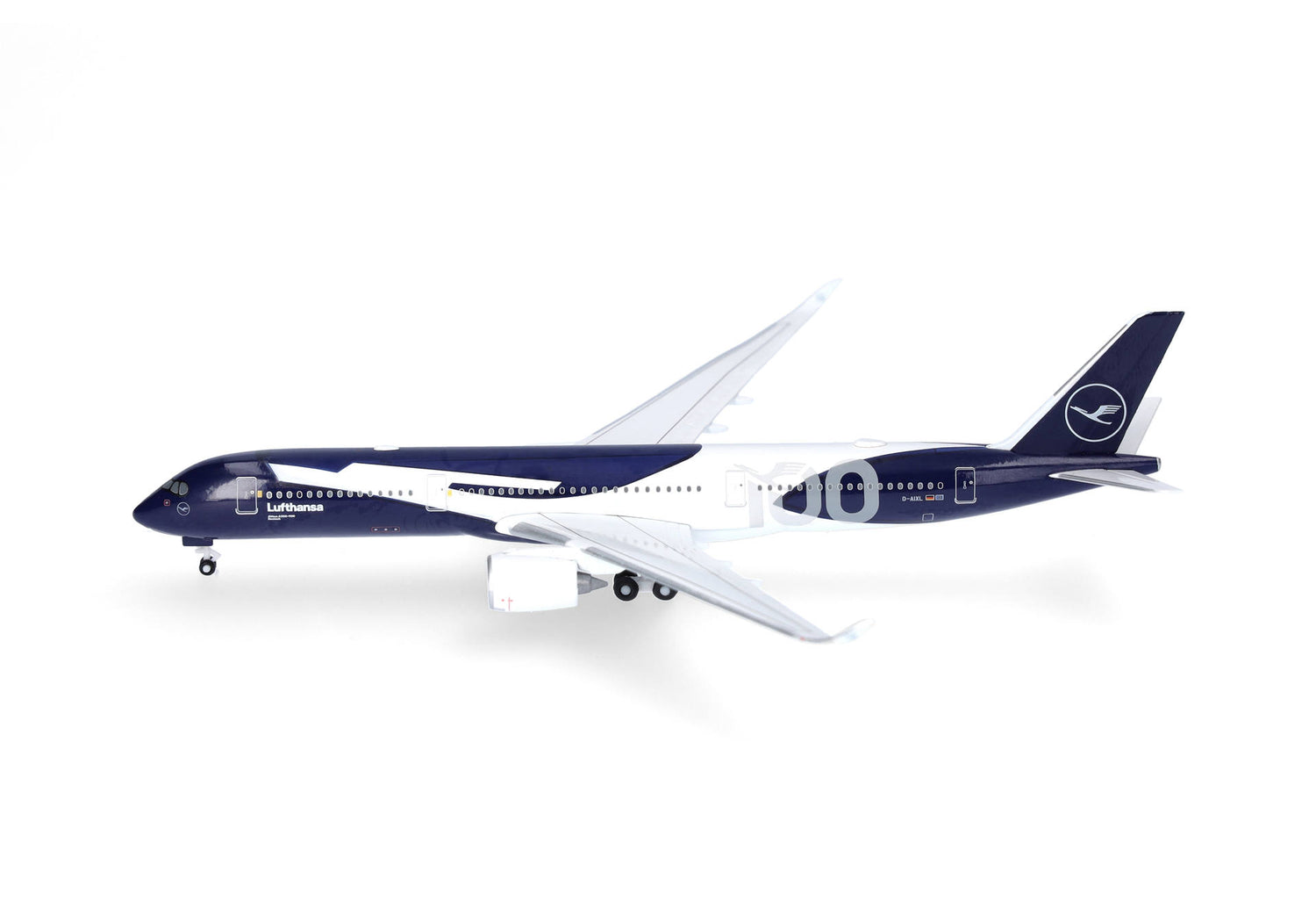 Herpa Lufthansa Airbus A350-900 "100 Years" - D-AIXL 1/500 Aircraft Scale Model