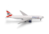 Herpa British Airways Boeing 777-200 "oneworld" – G-YMMU 1/500 Aircraft Scale Model