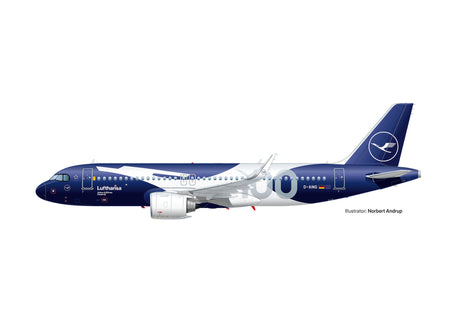 Herpa Lufthansa Airbus A320neo "100 Jahre" – D-AING "Kerpen" 1/500 Aircraft Scale Model