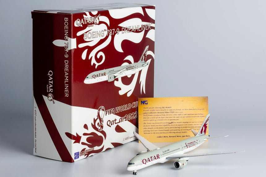 NG Models Qatar Airways Boeing B787-9 Dreamliner A7-BHC 1/400 Scale