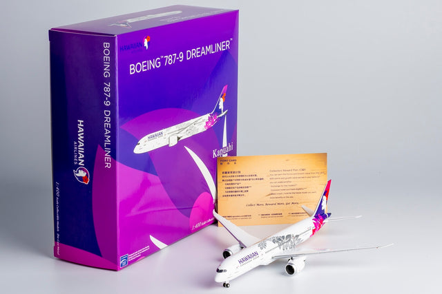 NG Models Hawaiian Air first 787-9 Dreamliner "Kapuahi" Boeing B787-9 Dreamliner N781HA 1/400 Scale
